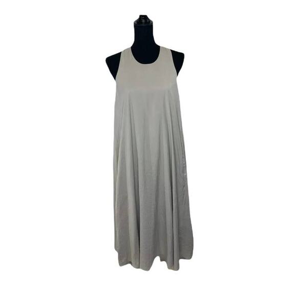 NEW James Perse Los Angeles Silver Tank‎ Midi Dress Size 1 MSRP $400 - Picture 2 of 7